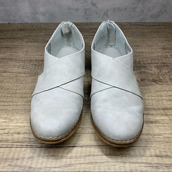 Rocket Dog-Maisie Grey Suede Ankle Loafer~Size 6 - Picture 3 of 9